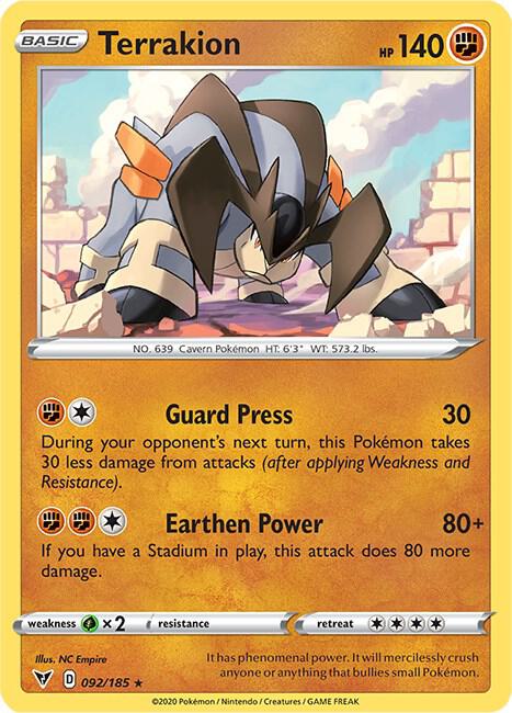 Terrakion (092/185) (SWSH04)