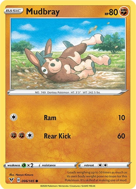 Image for Mudbray (096/185) (SWSH04) - Pokemon