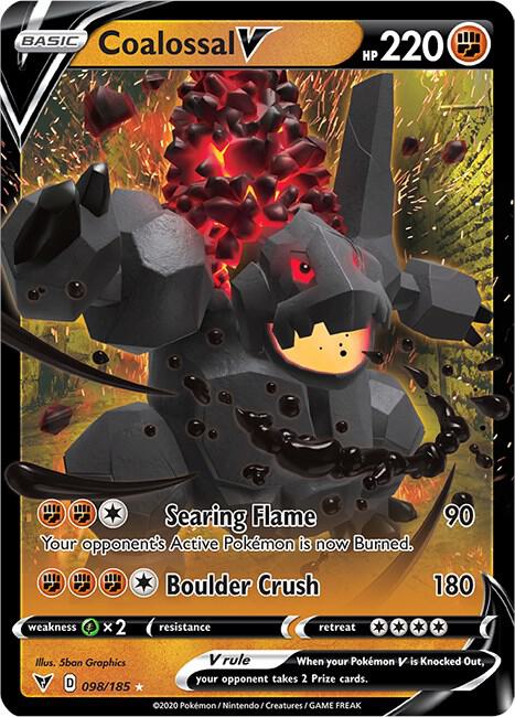 Image for Coalossal V (098/185) (SWSH04) - Pokemon