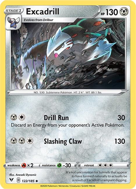 Excadrill (122/185) (SWSH04)