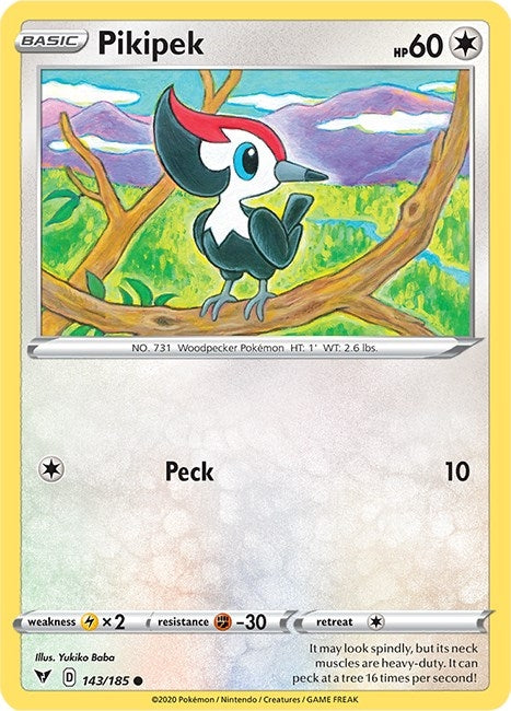 Image for Pikipek (143/185) (SWSH04) - Pokemon