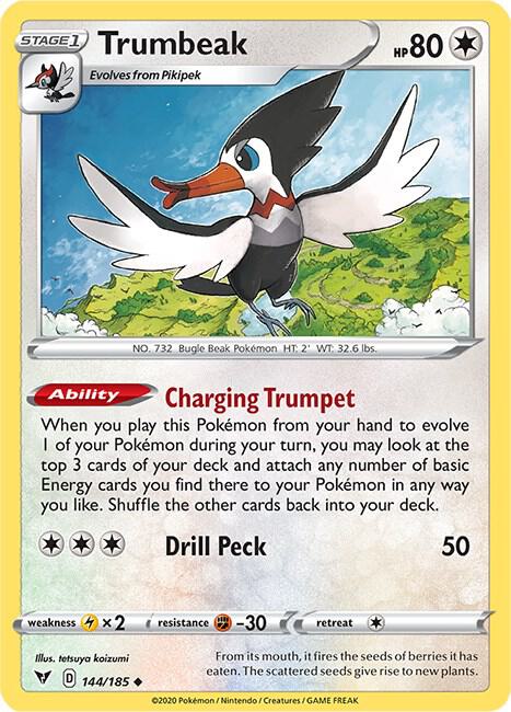 Trumbeak (144/185) (SWSH04)