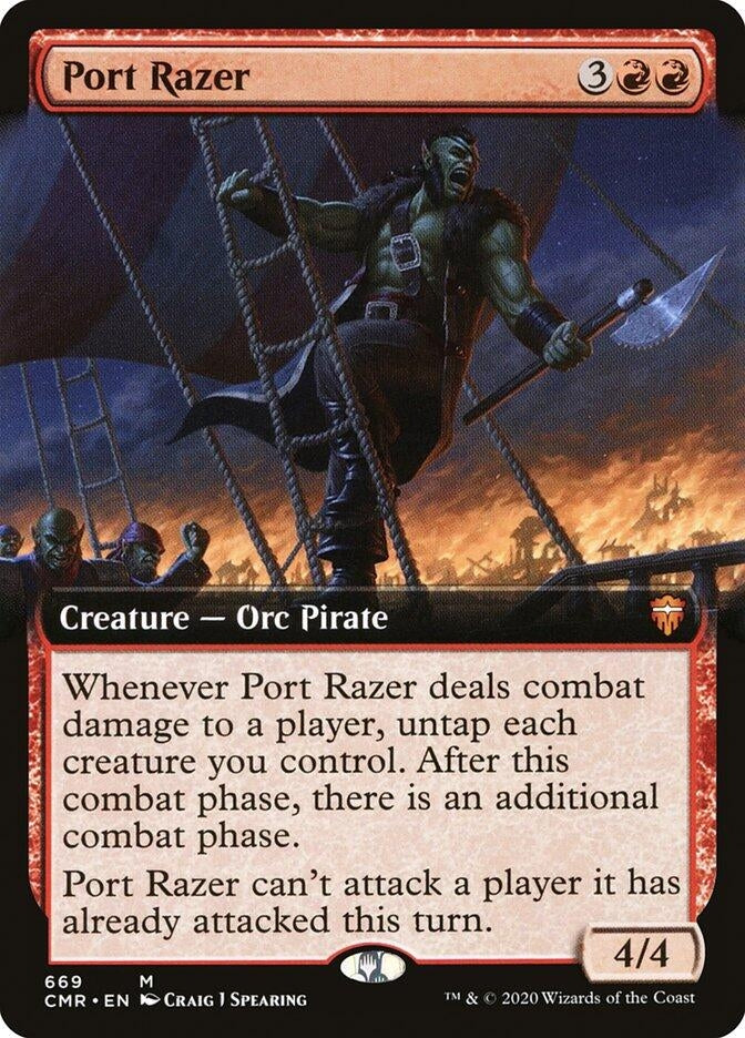 Image for Port Razer (Extended Art) (669) - Magic: The Gathering