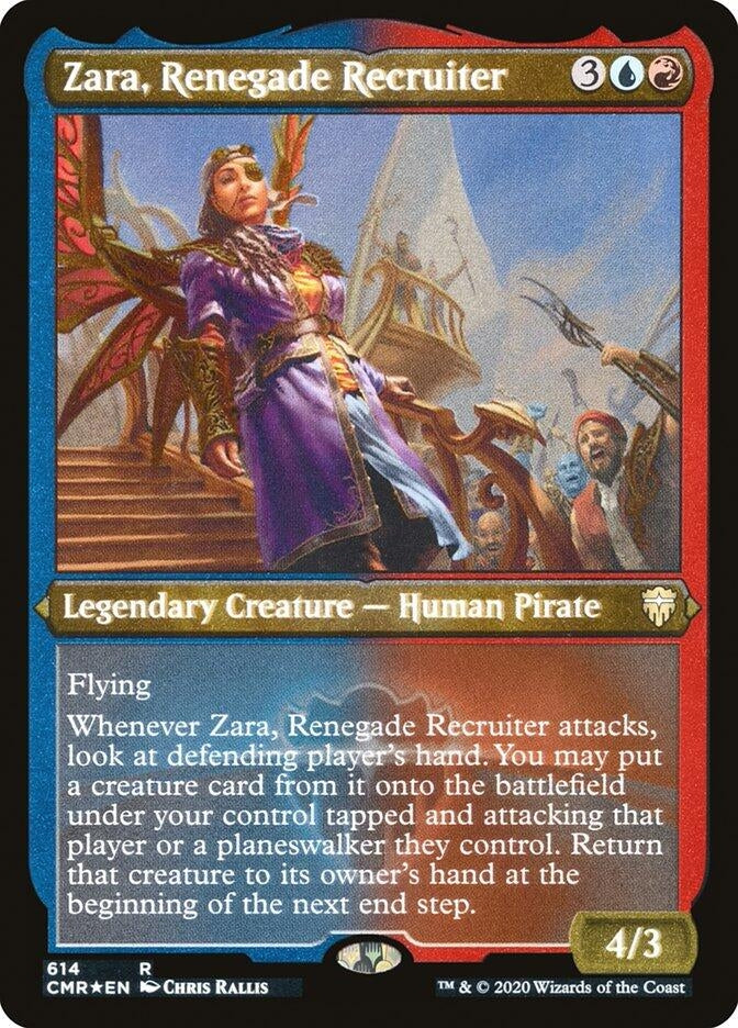 Image for Zara, Renegade Recruiter (Foil Etched) (614) - Magic: The Gathering