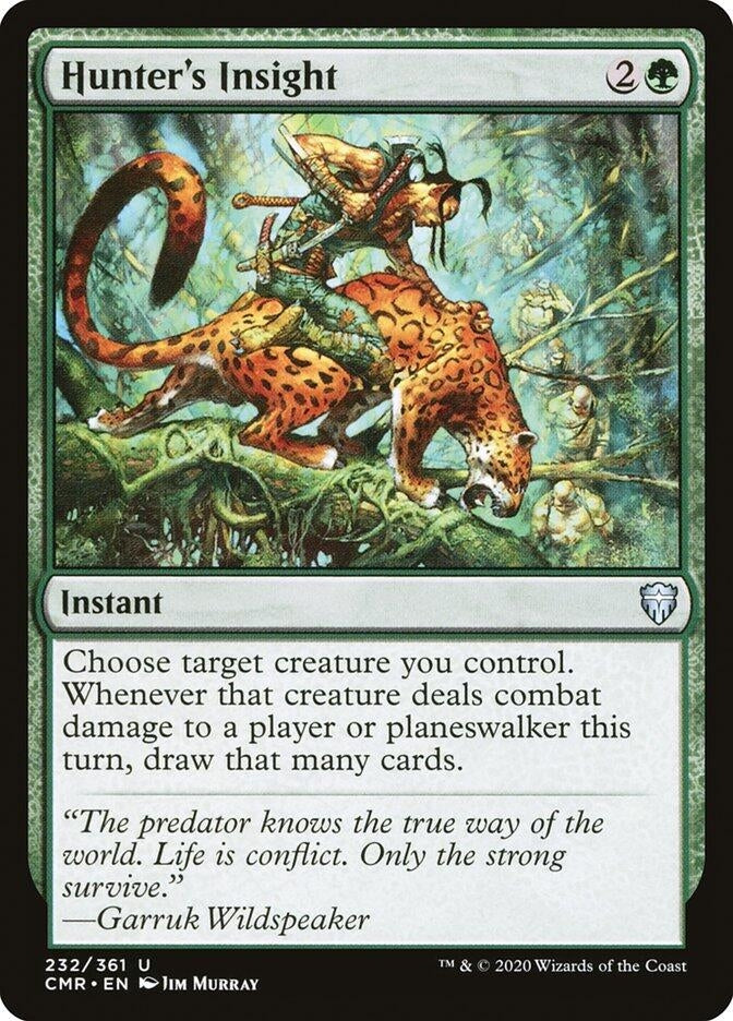 Image for Hunter's Insight (232) - Magic: The Gathering