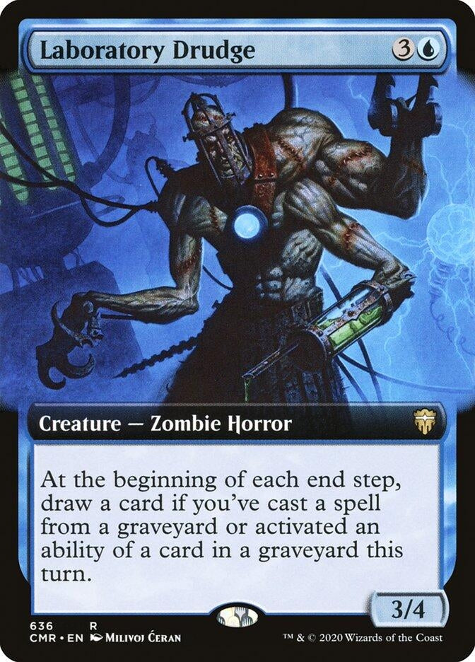 Image for Laboratory Drudge (Extended Art) (636) - Magic: The Gathering