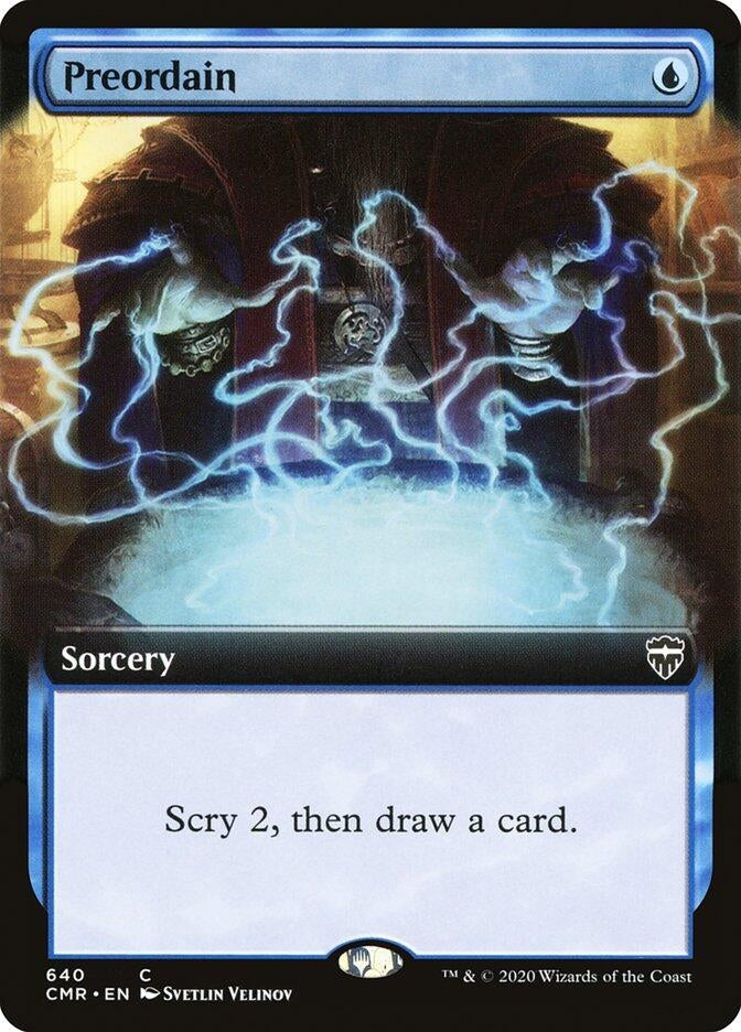 Image for Preordain (Extended Art) (640) - Magic: The Gathering