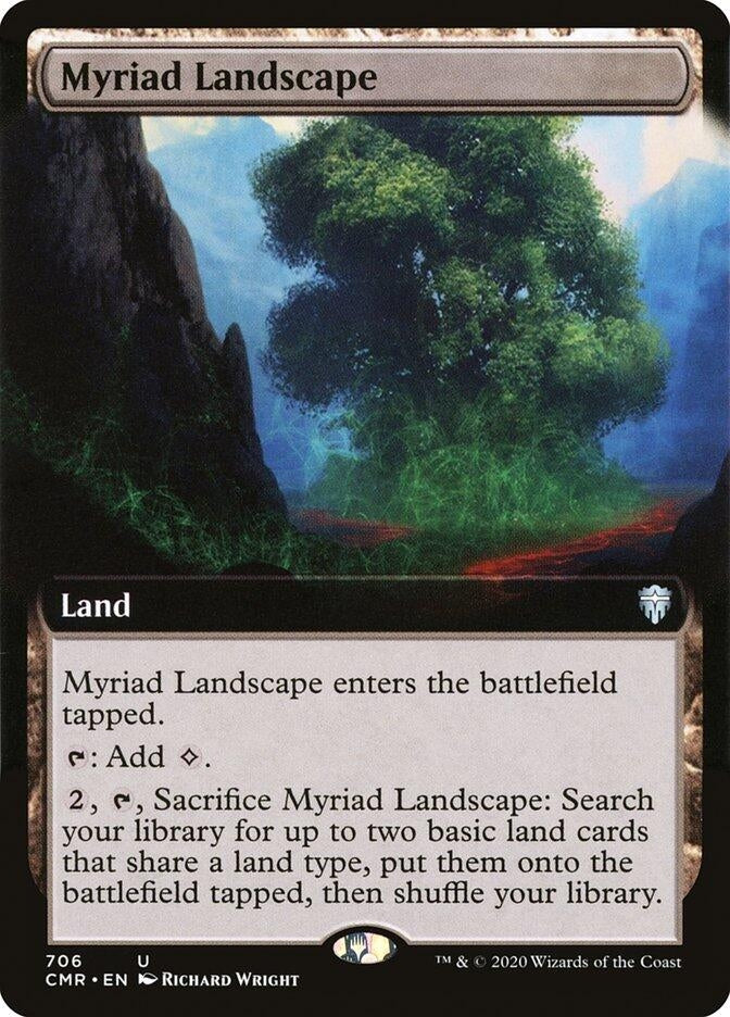 Image for Myriad Landscape (Extended Art) (706) - Magic: The Gathering