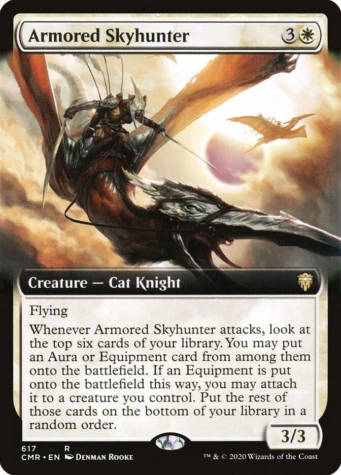 Image for Armored Skyhunter (Extended Art) (617) - Magic: The Gathering