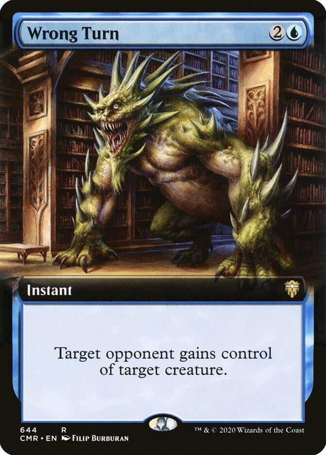 Image for Wrong Turn (Extended Art) (644) - Magic: The Gathering