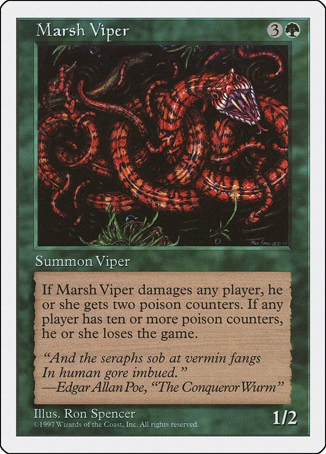 Image for Marsh Viper - Magic: The Gathering
