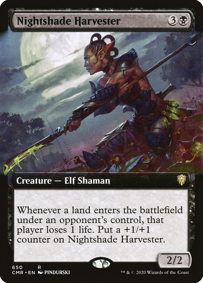 Image for Nightshade Harvester (Extended Art) (650) - Magic: The Gathering