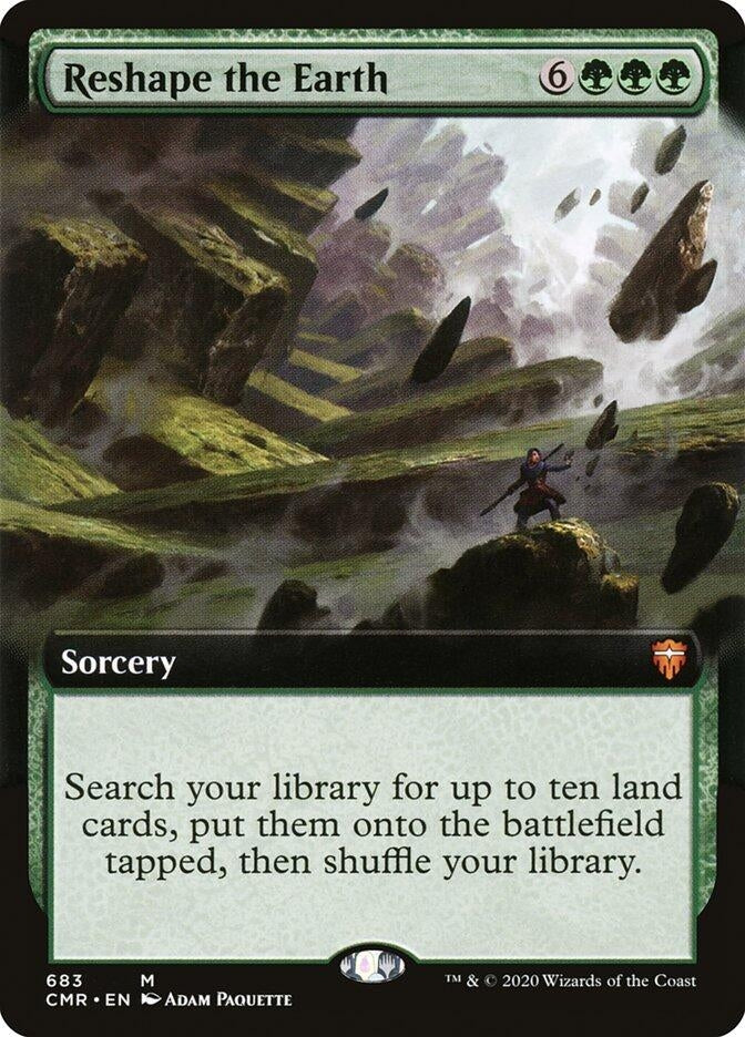 Image for Reshape the Earth (Extended Art) (683) - Magic: The Gathering