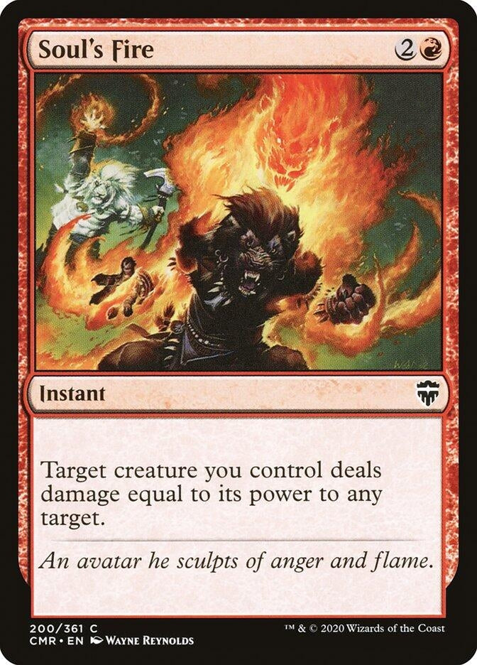 Image for Soul's Fire (200) - Magic: The Gathering
