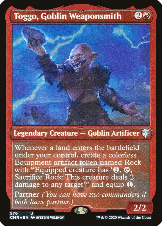 Image for Toggo, Goblin Weaponsmith (Foil Etched) (576) - Magic: The Gathering