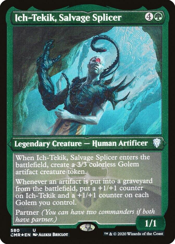 Image for Ich-Tekik, Salvage Splicer (Foil Etched) (580) - Magic: The Gathering