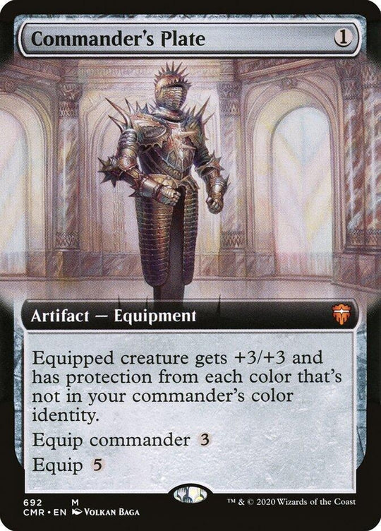 Image for Commander's Plate (Extended Art) (692) (CMR) - Magic: The Gathering