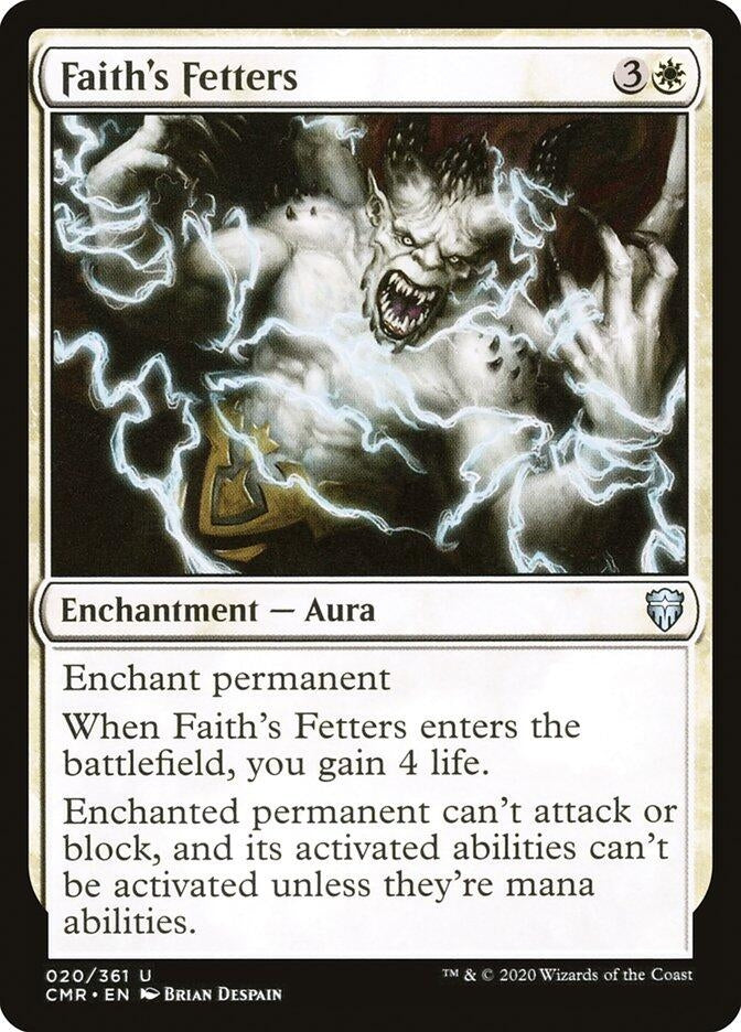 Image for Faith's Fetters (20) - Magic: The Gathering