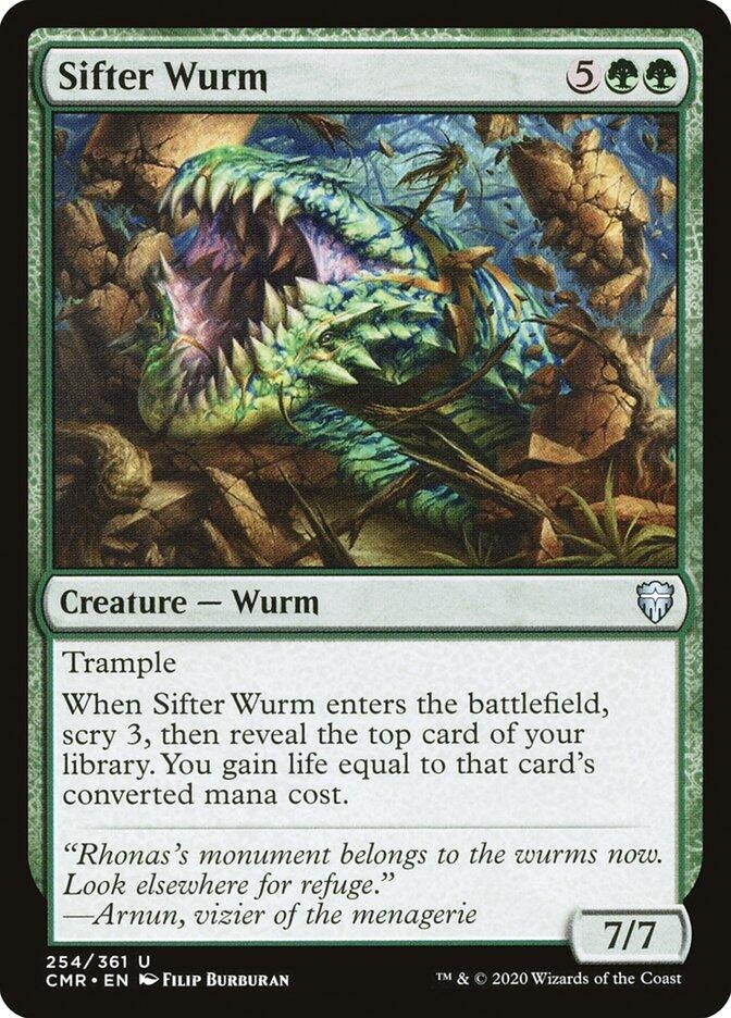 Image for Sifter Wurm (254) - Magic: The Gathering