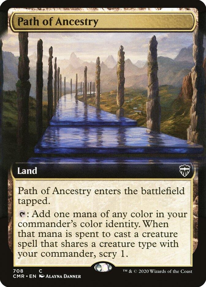 Image for Path of Ancestry (Extended Art) (708) - Magic: The Gathering