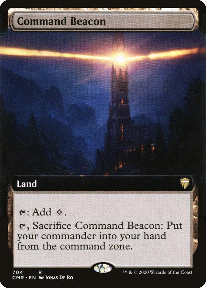 Image for Command Beacon (Extended Art) (704) - Magic: The Gathering