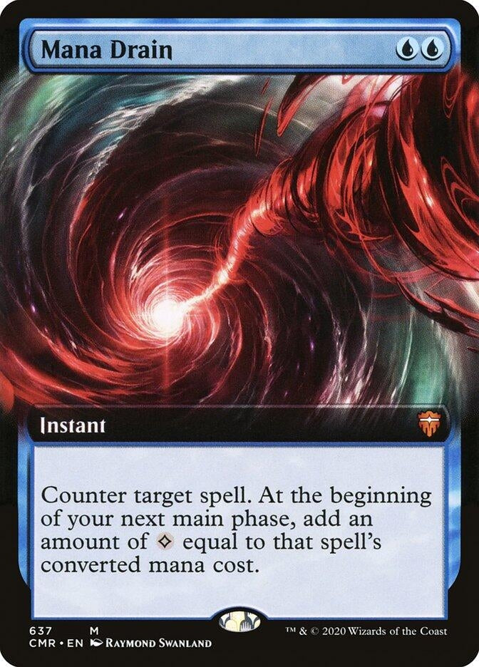 Image for Mana Drain (Extended Art) (637) - Magic: The Gathering