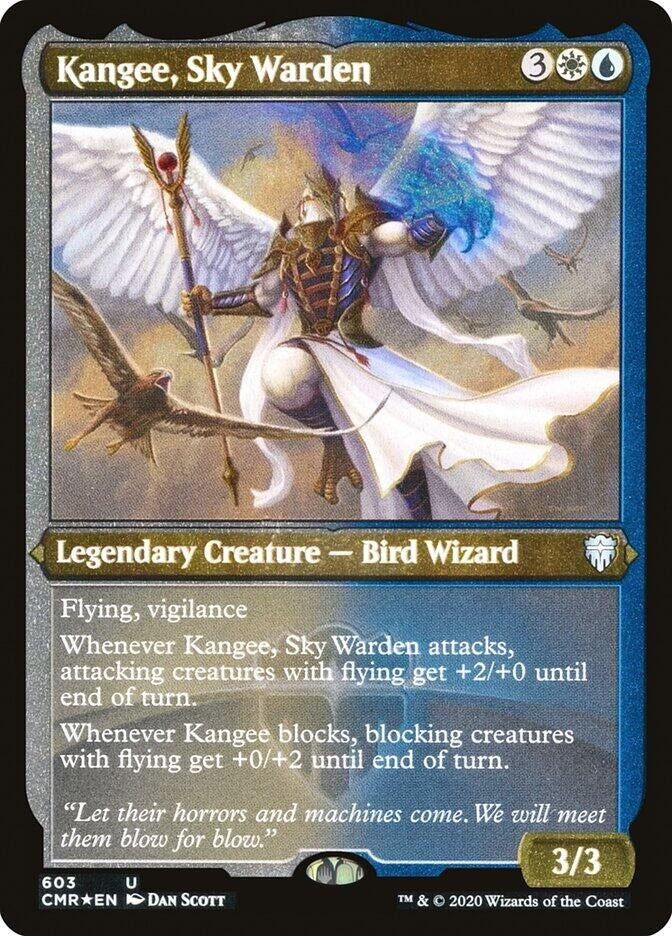 Image for Kangee, Sky Warden (Foil Etched) (603) - Magic: The Gathering