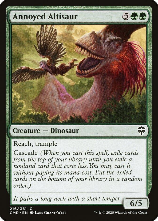 Image for Annoyed Altisaur (216) (CMR) - Magic: The Gathering