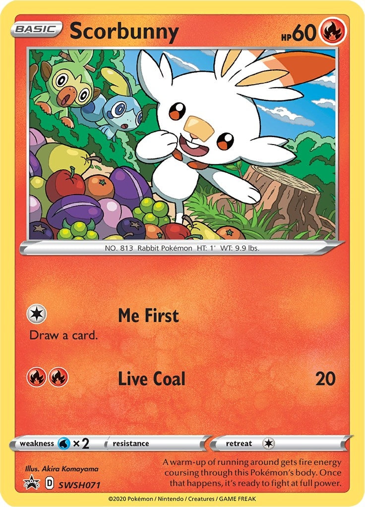 Image for Scorbunny - SWSH071 (SWSH071) (SWSD) - Pokemon
