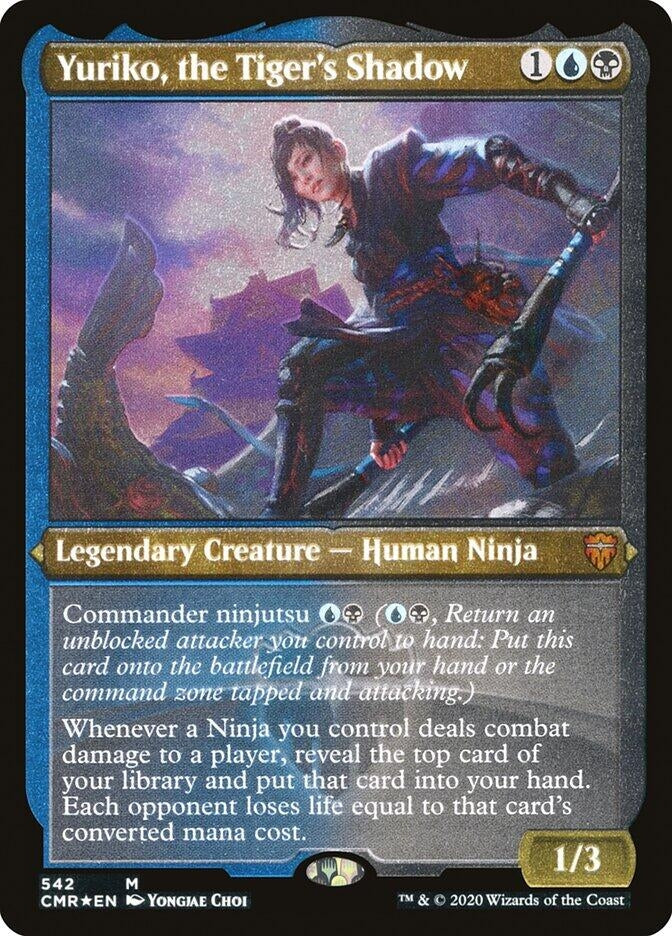 Image for Yuriko, the Tiger's Shadow (Foil Etched) (542) - Magic: The Gathering