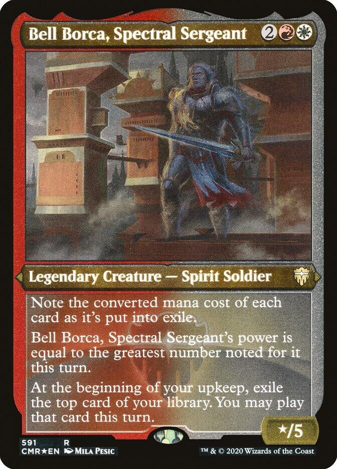 Image for Bell Borca, Spectral Sergeant (Foil Etched) (591) - Magic: The Gathering