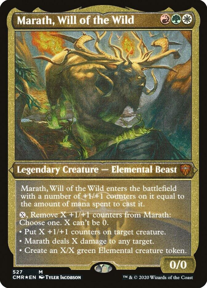 Image for Marath, Will of the Wild (Foil Etched) (527) - Magic: The Gathering