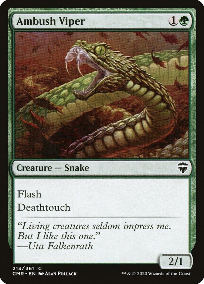 Image for Ambush Viper (213) (CMR) - Magic: The Gathering