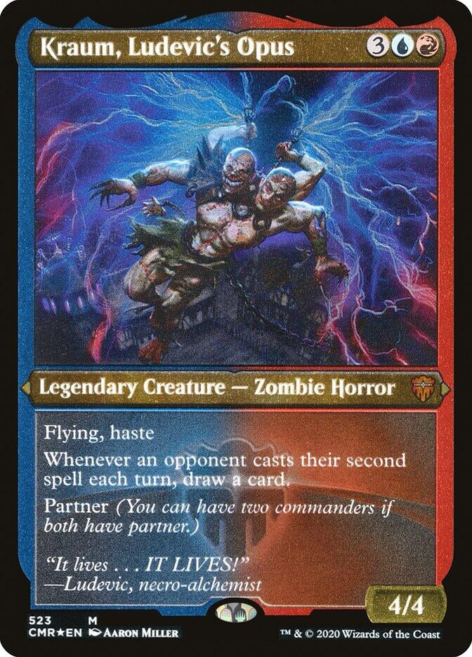 Image for Kraum, Ludevic's Opus (Foil Etched) (523) - Magic: The Gathering