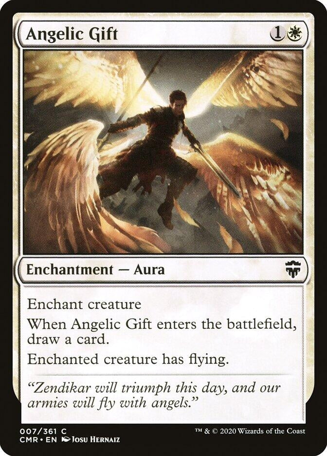 Image for Angelic Gift (7) (CMR) - Magic: The Gathering