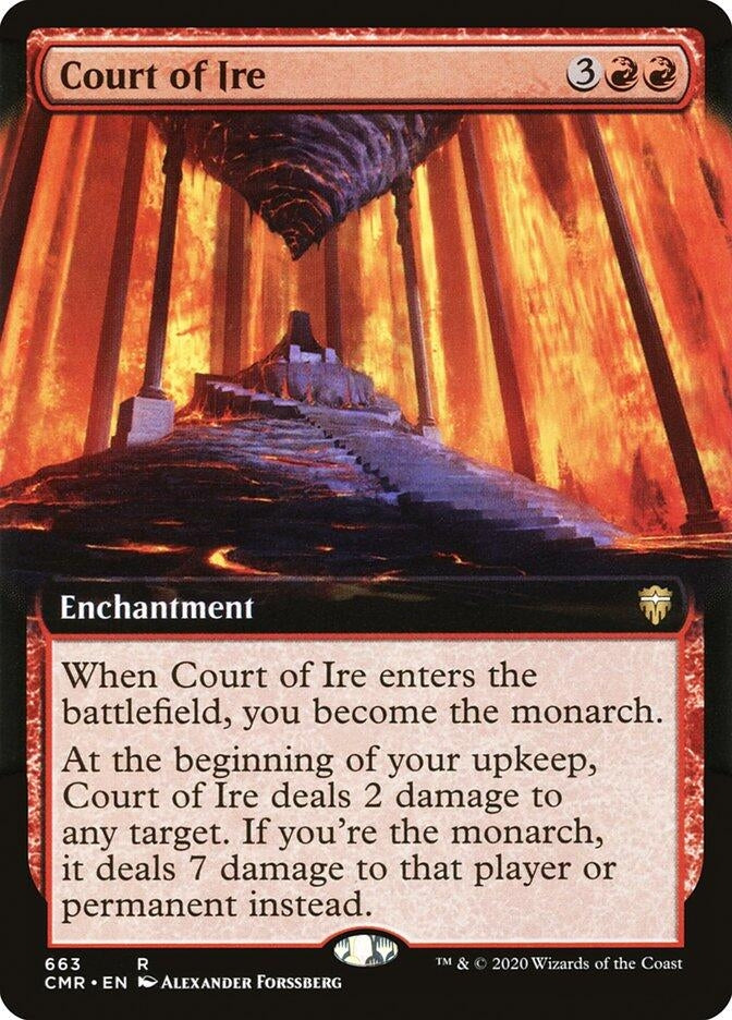 Image for Court of Ire (Extended Art) (663) - Magic: The Gathering