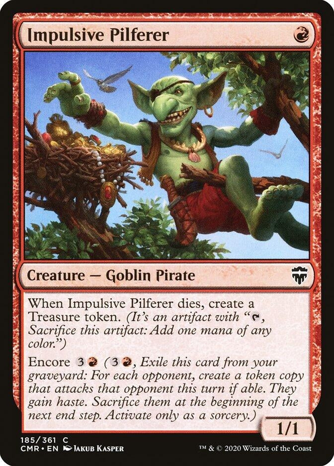 Image for Impulsive Pilferer (185) - Magic: The Gathering