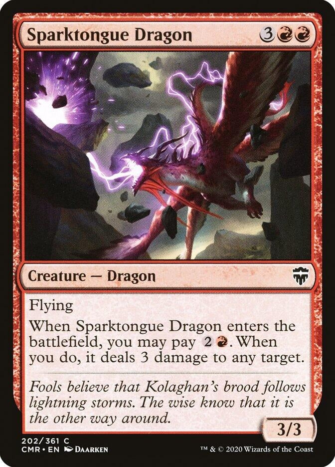 Image for Sparktongue Dragon (202) - Magic: The Gathering