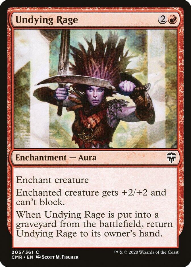 Image for Undying Rage (205) - Magic: The Gathering