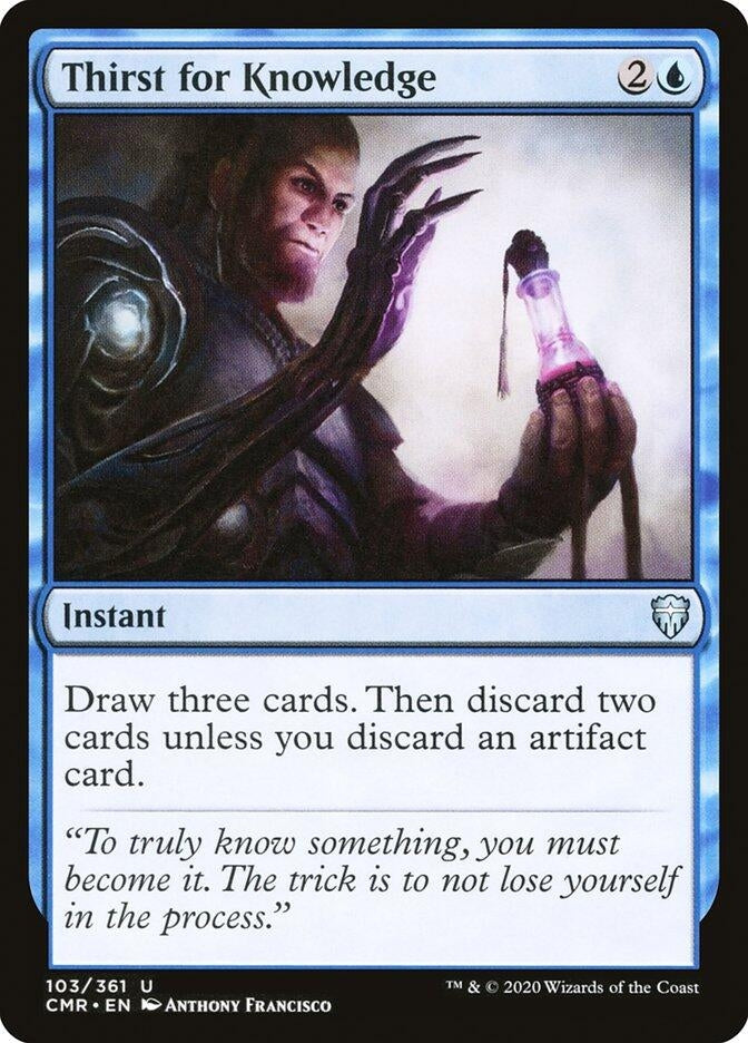 Image for Thirst for Knowledge (103) - Magic: The Gathering