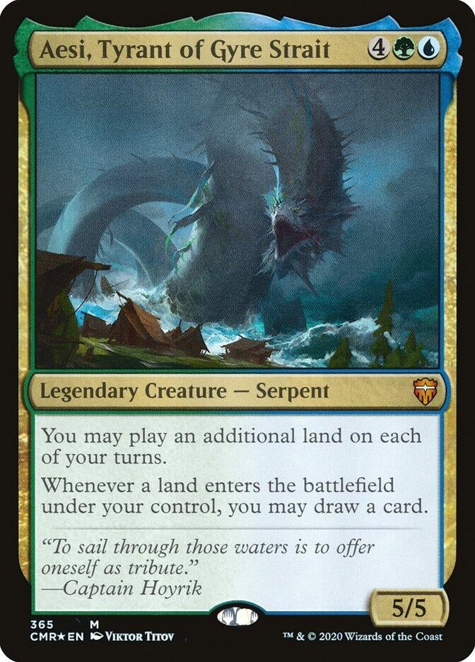 Image for Aesi, Tyrant of Gyre Strait (365) (CMR) - Magic: The Gathering