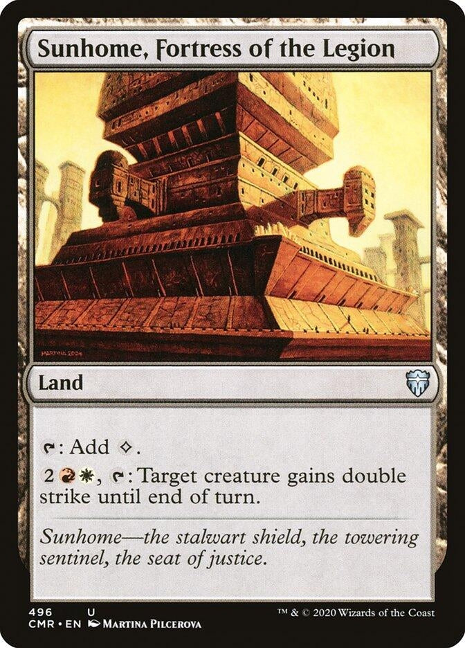 Image for Sunhome, Fortress of the Legion (496) - Magic: The Gathering