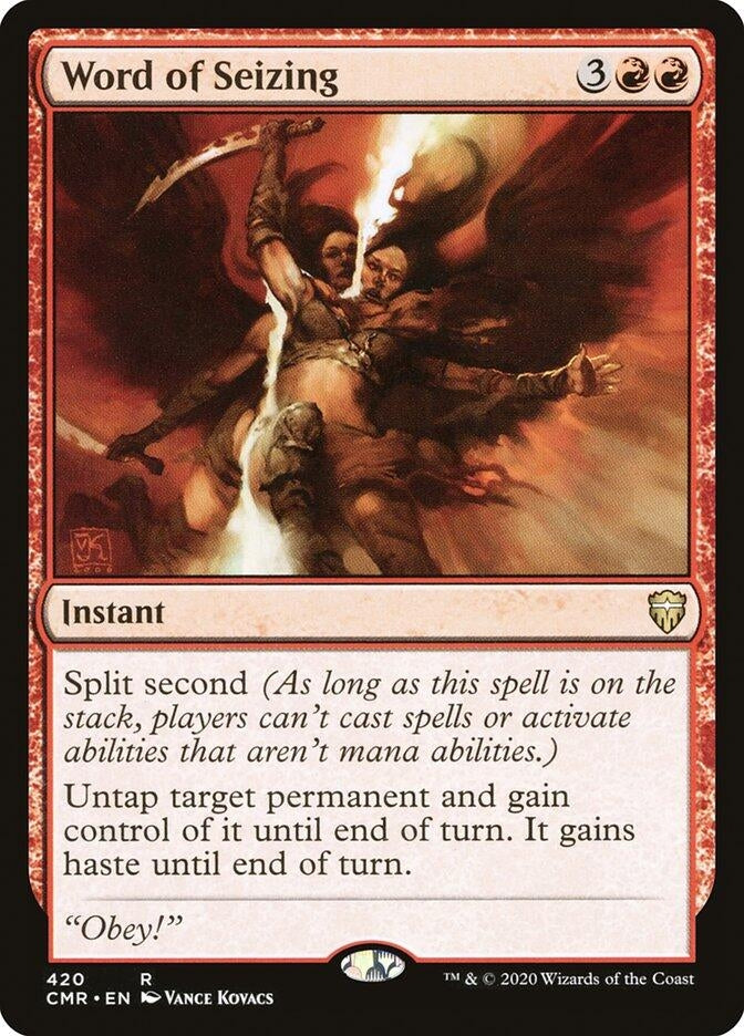 Image for Word of Seizing (420) - Magic: The Gathering
