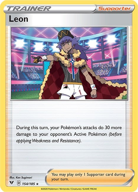Image for Leon (154/185) (PR) - Pokemon
