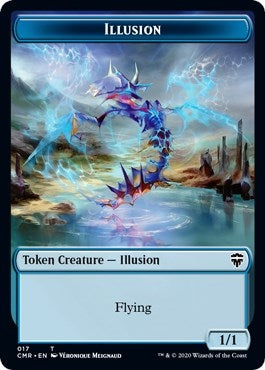 Image for Illusion // Plant Double-Sided Token (17 // 21) - Magic: The Gathering