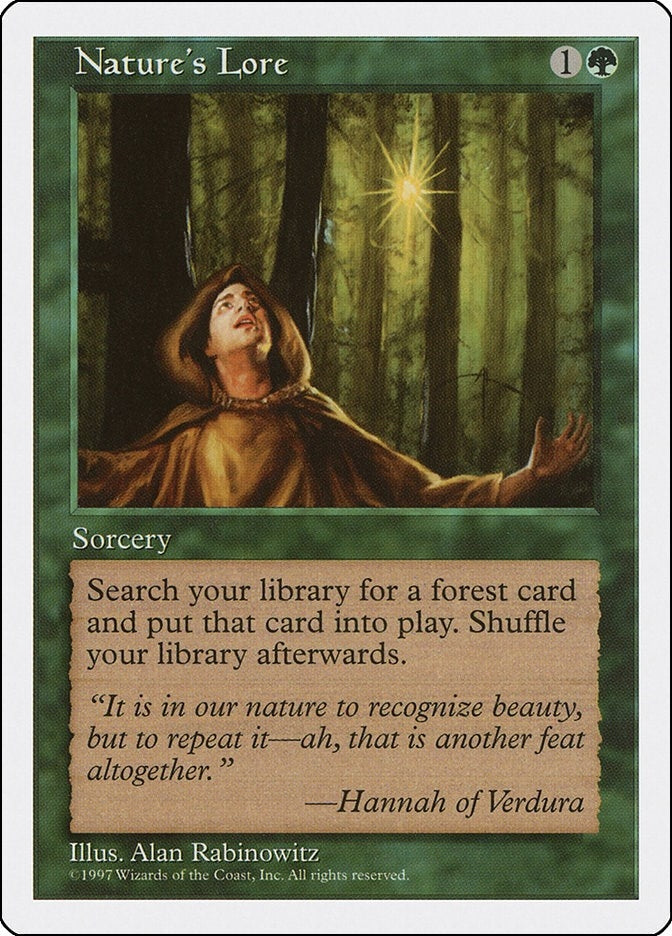 Image for Nature's Lore - Magic: The Gathering