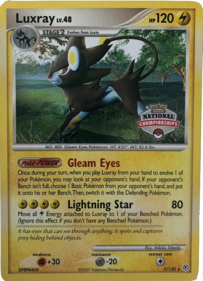 Image for Luxray - 7/130 (National Championships) (007/130) (PR) - Pokemon