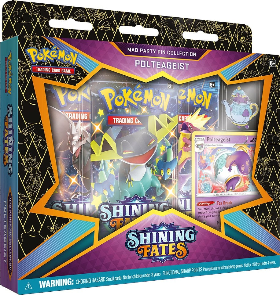 Image for Shining Fates Mad Party Pin Collection [Polteageist] - Pokemon