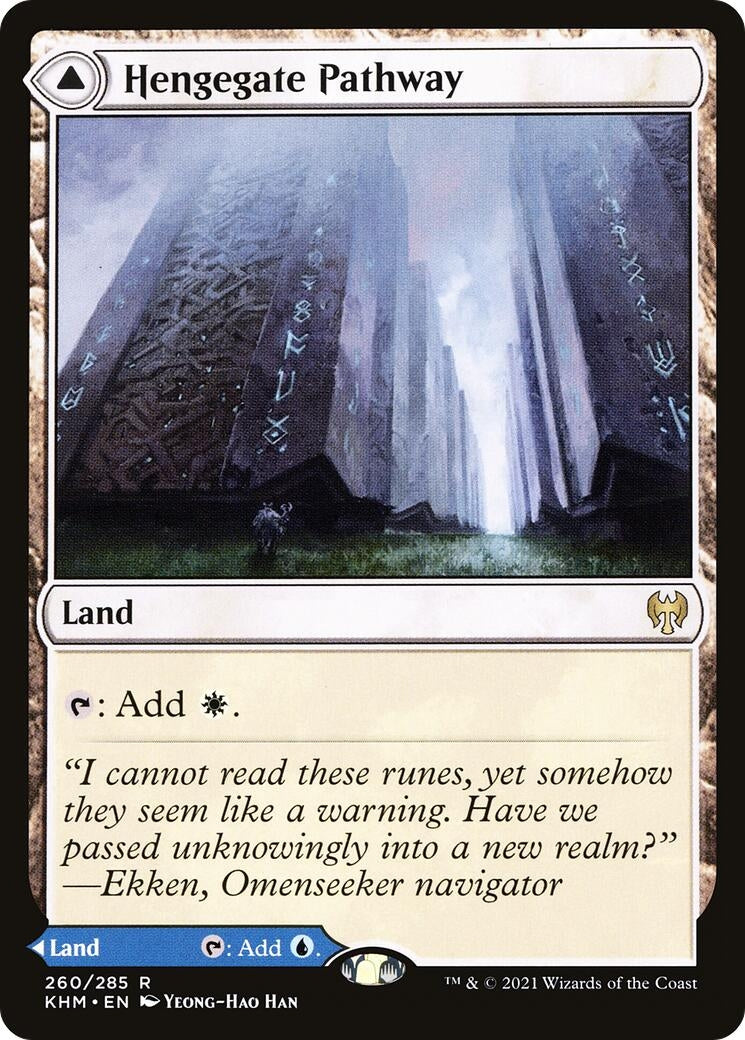 Image for Hengegate Pathway (260) (KHM) - Magic: The Gathering
