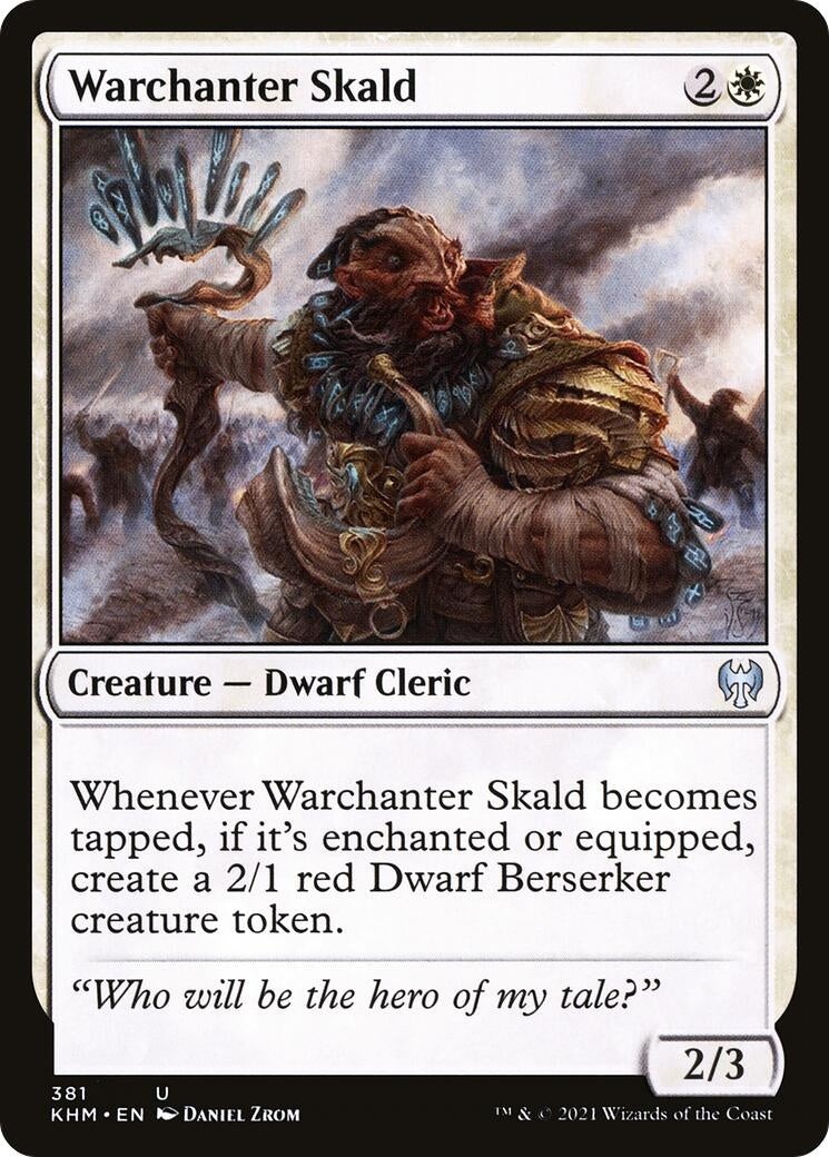 Image for Warchanter Skald (381) (KHM) - Magic: The Gathering